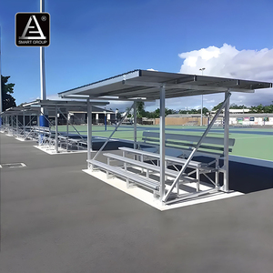 Smart Sports Portable Aluminium Bleachers Bench Seating Outdoor/Indoor Football Mobile Aluminium <strong>Grandstand</strong> Tribune Bleacher - Product Image 4