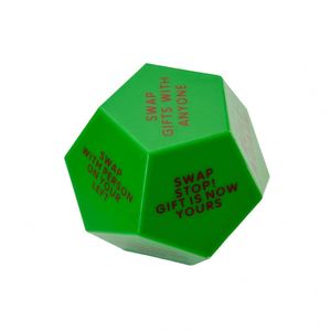 Custom <b>Plastic</b> <b>Large</b> Gift Exchange Dice Game-Fun 2025 Christmas Party Game for Groups Families Holiday Events - Product Image 1
