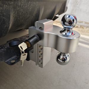 Gancio di traino regolabile per rimorchio per ricevitore da 2 pollici da 6 pollici con gancio di traino in alluminio per camion con serratura in acciaio inossidabile - Product Image 6