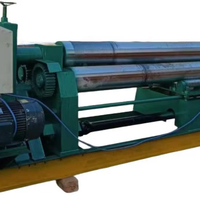 Machine à rouler à trois rouleaux symétriques de précision W11-12x3000 pour le façonnage de carrosseries automobiles et d'équipements environnementaux