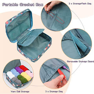 Kit de Crochets DIY 58 Pièces pour Débutants, Ensemble d'Outils de Tricot Portable avec Sac de Voyage, Matériel pour Adultes - Product Image 4