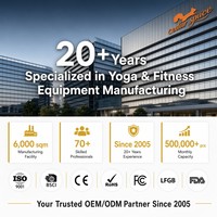 Tapete de Yoga TPE de 15 mm, Extra Grueso y Ancho (90 cm), Antideslizante, para Ejercicio, Fitness, Gimnasio, Ecológico, Amortiguador, Absorción de Impactos, Personalizado, Venta al Por Mayor