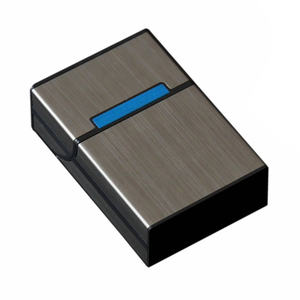 Étui à cigarettes en alliage d'aluminium pour hommes, étui rétro en métal, vente en gros personnalisé - Product Image 2