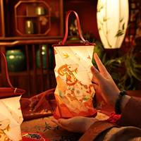 Lanterne en papier pliable LED portable, thème Zodiaque Année du Mouton 2026, pour la décoration du Nouvel An Chinois, vente en gros et personnalisation