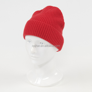 Berretto Unisex personalizzato con Logo 100% in lana con risvolto in tinta unita berretto caldo da uomo - Product Image 6