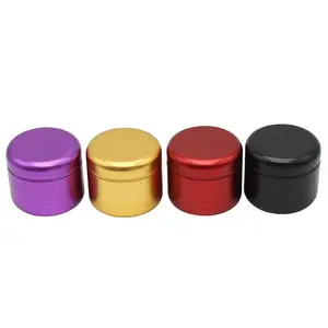 New colorful metal round dry herb spice mar grinder crusher