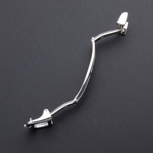 Boucle déployante en acier inoxydable argenté de 18 mm pour fermoir JAEGER, pour <span class=keywords><strong>montre</strong></span>, fermoir papillon, bracelet en caoutchouc ou en cuir - Product Image 5