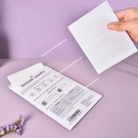 Label pribadi Bio minyak esensial Lavender alami, Strip lembar deterjen aroma tahan lama ramah lingkungan