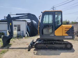 รถขุดตีนตะขาบขนาดเล็ก HX60G น้ำหนัก 5850 กก. เครื่องขุดไฮดรอลิกสำหรับงานวิศวกรรมเทศบาล - Product Image 1