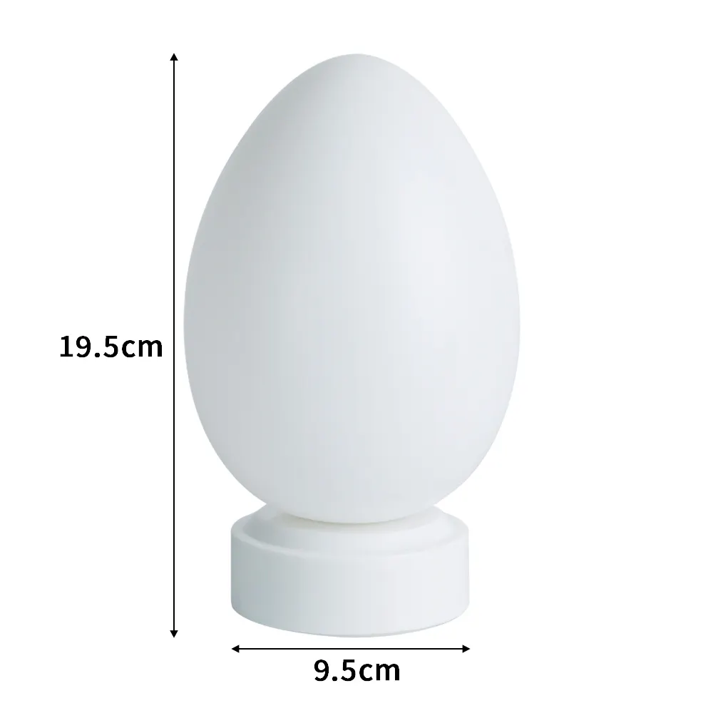 MC1012LED 계란 모양 LED 따뜻한 화이트 나이트 라이트 침실 대기 장식 테이블 램프 어린이 잠자는 침대 옆 램프