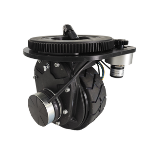 Conjunto de Roda de Direção Horizontal AGV com Tração por Motor Elétrico CC MDBOT e Design Recartilhado - Product Image 3