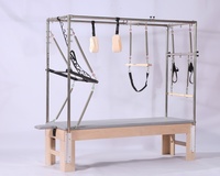 LUMINE Cadillac Reformer Pilates en Bois d'Érable, Tour Réglable et Portable, pour Professionnels de la Santé, Studio, Maison, Gym, Corps
