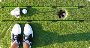 Golf alignment Gậy hệ thống với chủ góc tấm Golf huấn luyện viên Viện trợ thiết bị giảng dạy cho mục tiêu đặt Swing - Product Image 6