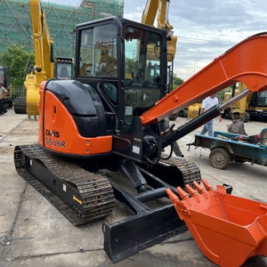 Mini Excavadora Usada de 5 Toneladas Hitachi Zx55USR-5A en Venta, Excavadora de Segunda Mano Hitachi ZX55 ZX60 ZX70 con Nueva Cuchilla de Excavación - Product Image 3