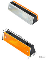 Marqueur de garde-corps réfléchissant prismatique haute intensité, anti-UV, anti-vieillissement, sans alimentation électrique, pour autoroutes et routes urbaines