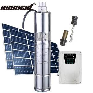 Hybrid Solar Water <b>Pump</b> Controller Transfer Deep Well <b>Submersible</b> for Farm Garden Motorcycle Solar Powered According to Power So - Product Image 2