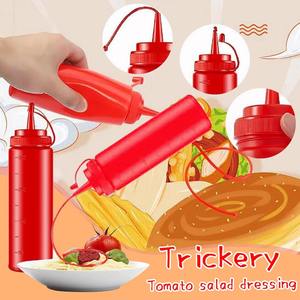 Bouteille de Ketchup en plastique, pulvérisateur d'assaisonnement, bouteille de Ketchup rouge, nouveautés jouets pour la fête du phare, Halloween - Product Image 5