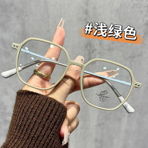 Montures de lunettes optiques carrées 38029 unisexe, verres PC anti-lumière bleue, monture complète, largeur moyenne, origine Taizhou - Product Image 3