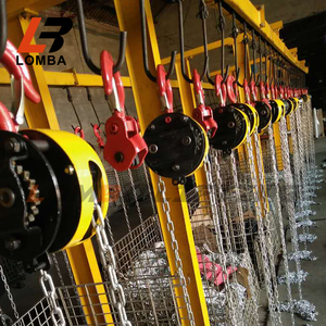 Produsen profesional kerekan rantai baja pengaman Manual 30 Ton dengan blok katrol pengangkat konstruksi rantai G80 - Product Image 6