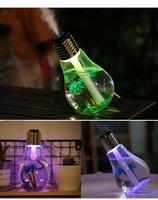 400ml Coloré Veilleuse Silencieux Ampoule Humidificateur D'air Huile Essentielle Diffuseur Atomiseur Désodorisant Brume Pulvérisateur Atmosphère Lampe