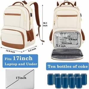 Backpack Lunch <b>Bag</b> for Women Sturdy Teacher Nurse Insulated Cooler Backpack for Work <b>College</b> Travel Picnic - Product Image 4