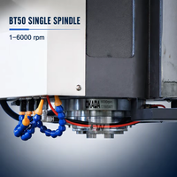 Centre d'usinage vertical CNC robuste GMC3020 avec système de commande Fanuc, broche simple, cône de broche BT50