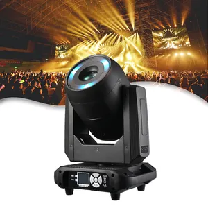 Alto brillo 150W cabeza móvil Spot Light 3 prisma Dj luces DMX LED haz cabeza móvil Luz de escenario