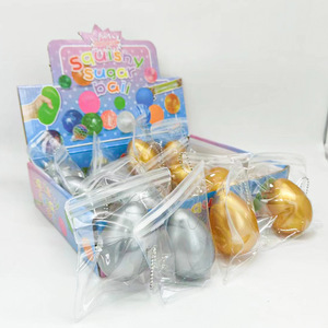 New 7cm <b>Easter</b> Golden Egg Maltose Ball Squishy Soft Stress Relief Squeeze <b>Gift</b> for Kids and Adults Creates Happy Ambiance - Product Image 2