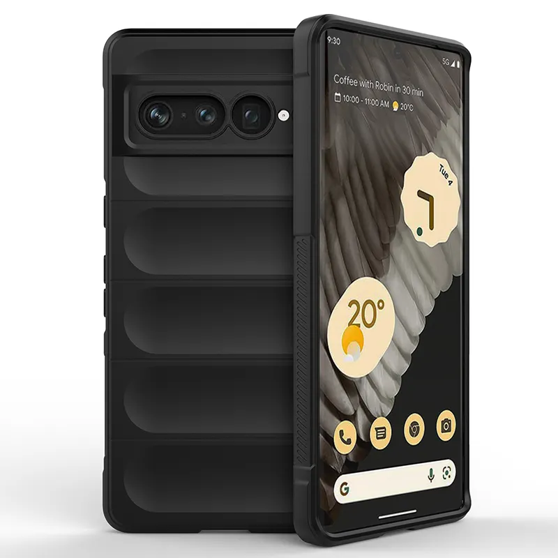 Casing pelindung silikon anti guncangan, casing ponsel silikon, anti guncangan, casing pelindung silikon, kantung udara untuk Google Pixel 7 6 Pro 7A 6A