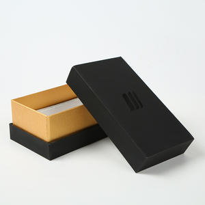 Caja de regalo de papel blanco de embalaje de cartón de joyería con tapa y base de lujo personalizables de 2 piezas - Product Image 3