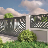 Panneaux de façade perforés en alliage d'aluminium découpés au laser Alumtimes, modernes, imperméables et ignifuges pour mur-rideau extérieur