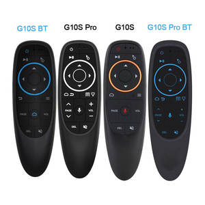 G10 G10S Pro BT 2.4G Chuột Điều Khiển TV Android Không Dây Đèn Nền Bằng Giọng Nói Chuột Bay Điều Khiển Từ Xa Teclado Mini Cho Google