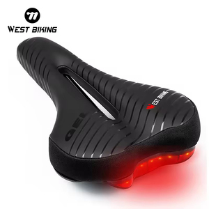 <span class=keywords><strong>Selle</strong></span> de vélo de montagne confortable et imperméable en PU, coussin en mousse de polyuréthane hautement élastique - Product Image 1
