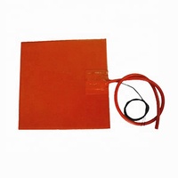 Custom 3M Premium Siliconen Verwarming Pad Siliconen Verwarming Plaat 3D Gedrukt Met Thermostaat Hot Bed