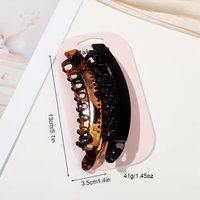 Barrettes en acétate doux pour l'été, accessoires capillaires quotidiens pour femmes, filles et enfants