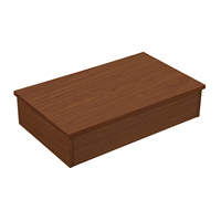 Table basse de présentation de luxe écologique personnalisée avec finition de qualité supérieure pour vêtements, chaussures et sacs – Idéale pour le merchandising visuel