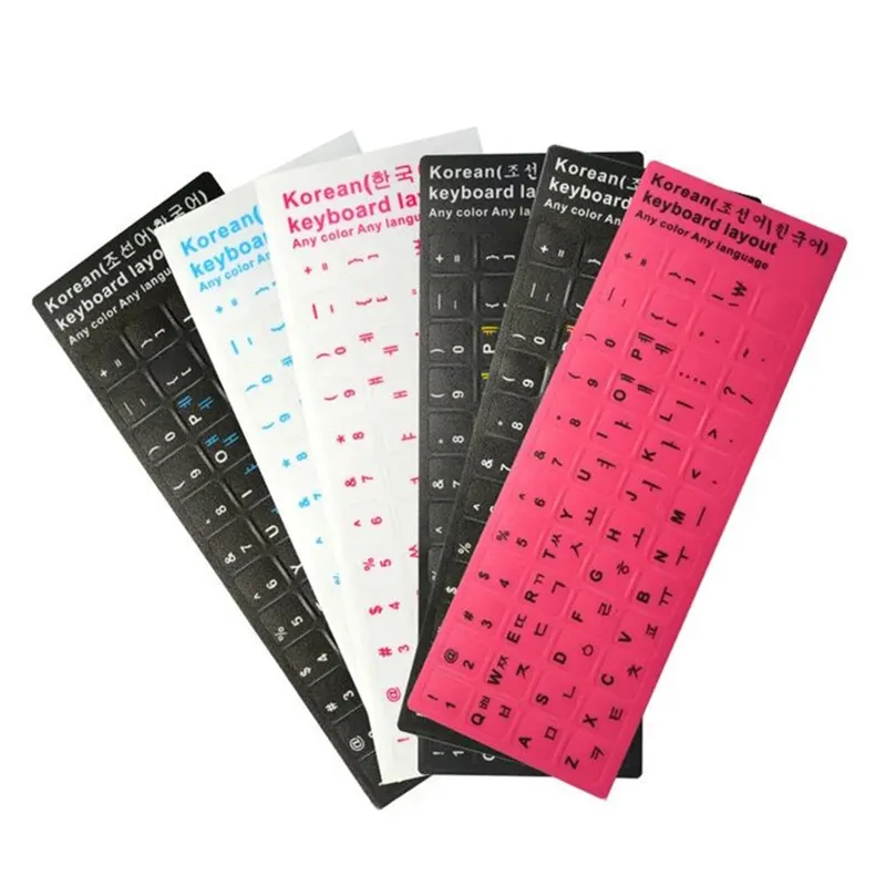 Keyboard Stickers Custom Design Manufacturer Wholesale Custom Print French Arabic Russian Keyboard Stickers
