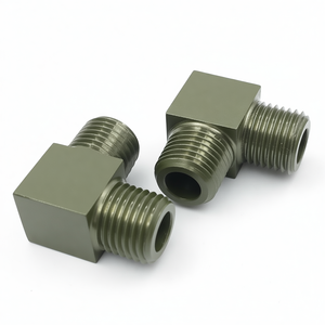 Raccord de tuyau en acier inoxydable COVNA 90 jours, 6000 psi, coude à 90 degrés, filetage NPT BSP G, filetage mâle - Product Image 2