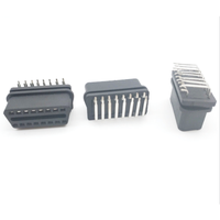 Right Angle 90 Degree PCB Mount 16 Pin OBD II Female Socket Connector