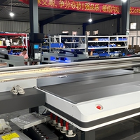 Nouvelle imprimante à plat UV 2513, machine d'impression numérique, tête d'impression Ricoh G6, 4 à 8 têtes, 2500 x 1300 mm, système d'impression Vision 3D