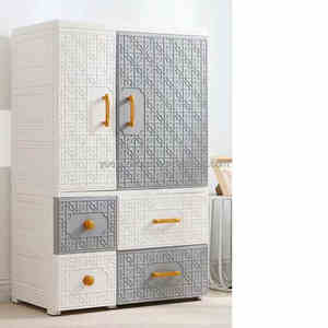 의류 두꺼운 아기 옷장 대용량 침실 가구 어린이 찬장에 대 한 도매 가격 플라스틱 보관 서랍 - Product Image 4