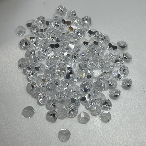 HQ <span class=keywords><strong>gemme</strong></span> bianche CZ retro piatto pera speciale <span class=keywords><strong>tre</strong></span> taglio Cubic Zirconia pietra per gioielli di moda - Product Image 5