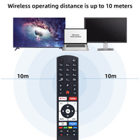 RC4318 Télécommande pour Vestel Finlux Telefunken Edenwood 4K Smart Television RC4318P RC4390 RC4390P RC4391P