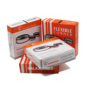 <span class=keywords><strong>Bande</strong></span> de coin en métal pour cloison sèche, protection des coins en plâtre, acier galvanisé, bandes métalliques en aluminium, renforcement flexible - Product Image 3