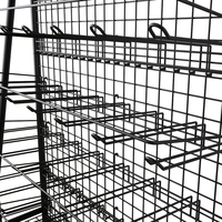 Supermarché au détail cadre en fil de fer métallique accessoires étagère support pose croustilles présentoir pour collation