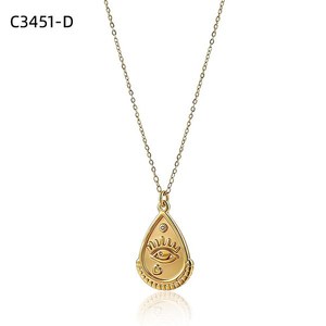 สร้อยคอแฟชั่น C3451 สำหรับผู้หญิง เครื่องประดับคุณภาพสูง - Product Image 2