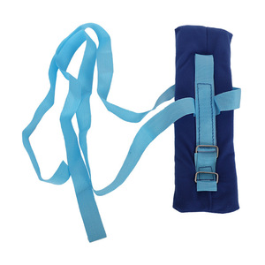 Correas de sujeción para manos y pies, material de esponja azul, protección de seguridad de talla única para ancianos y pacientes - Product Image 1