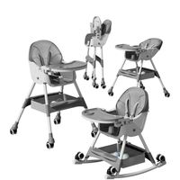 Chaise haute moderne en plastique pour bébé, réglable, inclinable, portable, pour repas, sécurité, extérieur et intérieur