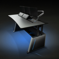 Console de salle de contrôle de centre de commande de vente chaude bureau de console de moniteur de personnalisation moderne