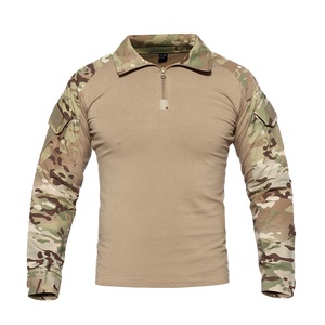 เสื้อเชิ้ตลายพราง OEM ODM สำหรับผู้ชาย เสื้อยุทธวิธีกลางแจ้ง เสื้อเดินป่าลายพรางรัสเซีย แขนยาว แห้งเร็ว ผ้าฝ้าย 100% ชุดเสื้อยืด - Product Image 4